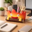 Resin Cartoon Figure Tray, Decorative Key Holder Storage Organizer
