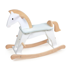 Tender Leaf Toys - Lucky Rocking Horse - Premium Wood Rocking Horse for Imaginative Play - Helps Cognitive and Physical Development in Toddler Boys and Girls - Age 12m+