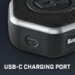 Bushnell Golf Wingman Mini Bluetooth Speaker with GPS Black