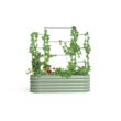 Vego Garden VWT 42-in W x 71-in H Powder Coated Steel Garden Trellis For Climbing Plants For Cucumbers For Roses For Tomatoes