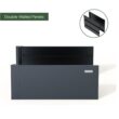 Vego Garden 22-cu ft 27-in W x 83-in L x 17-in H Midnight Blue Galvanized Metal Raised Garden Bed