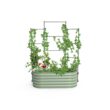 Vego Garden VWT 24-in W x 71-in H Powder Coated Steel Garden Trellis For Climbing Plants For Cucumbers For Roses For Tomatoes