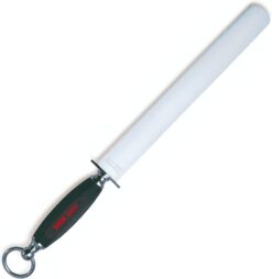 Friedr Dick, 11 Inch Sharpening Steel - Fine Cut, Flat - Item 720 00 28, Gray, 7200028