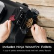 Ninja Woodfire Outdoor 4-in-1 Smoker OG301 1760 -Watt Black Electric Grill