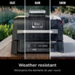 Ninja Woodfire Outdoor 4-in-1 Smoker OG301 1760 -Watt Black Electric Grill