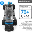Prolux Residential Bagless Backpack Vacuum Cleaner with HEPA Filter