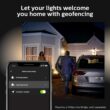 Philips Hue Lily Outdoor 8 -Watt Black Low voltage Plug-in Smart Compatible LED Spot light kit