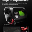 MILESEEY SmartSlope Technology 600-Yard Flag-Lock Precision Golf Range Finder