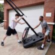 IE Sports Portable Basketball Hoop with Adjustable Height with 50 Inch Backboard and Rebounder