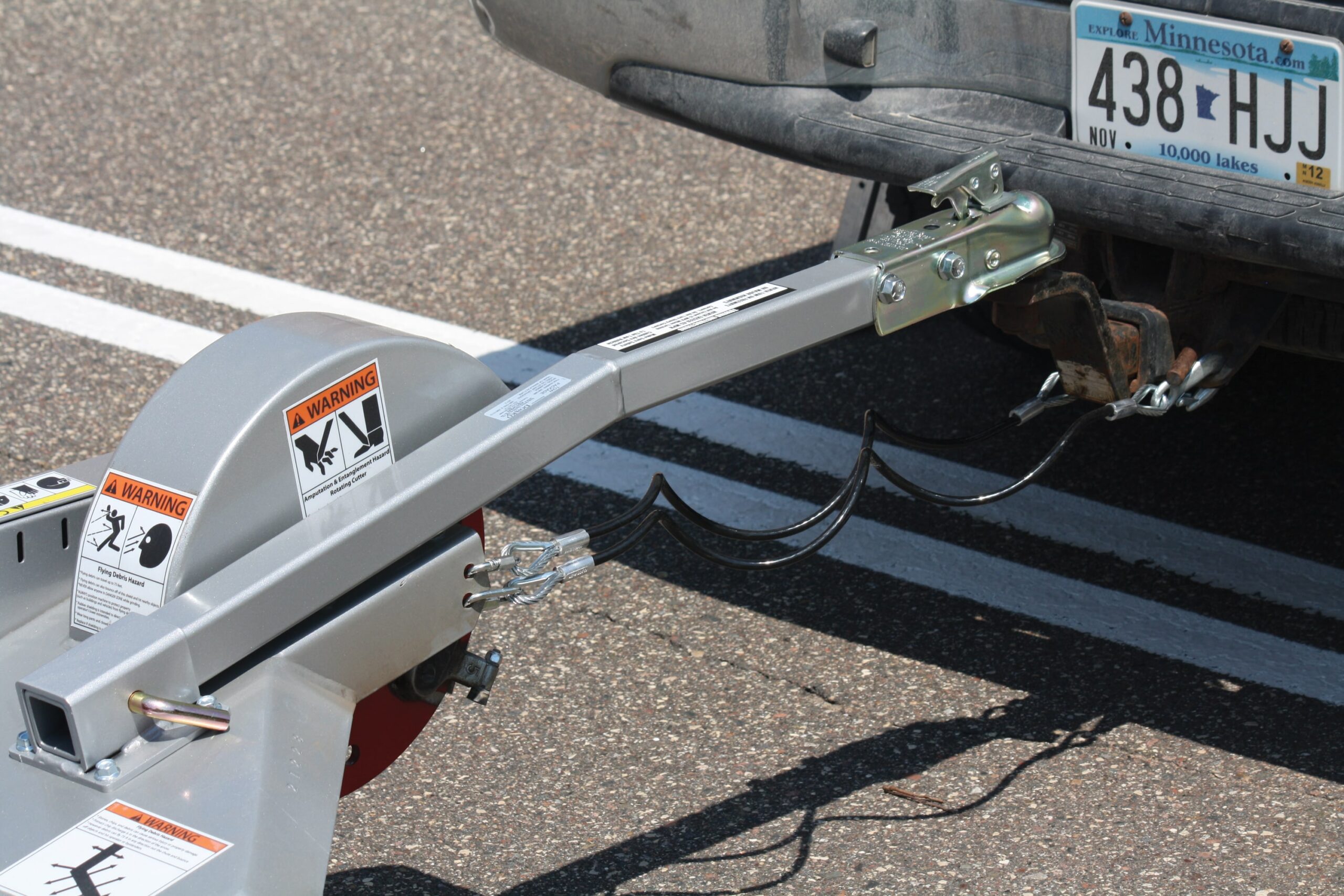 Dosko Heavy Duty Steel Tow Bar with 2-Inch Coupler and Safety Cables - 39 x 7 Inches Dosko Heavy Duty Steel Tow Bar with 2-Inch Coupler and Safety Cables - 39 x 7 Inches