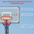 Flynama Indoor/Outdoor Portable 44-in Basketball System