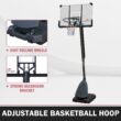 Flynama Indoor/Outdoor Portable 44-in Basketball System