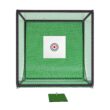 Tatayosi Golf Practice Net Cage 10 x 10 x 10FT Metal Frame Hitting Net Kit for Backyard Golf Batting Cage Netting Golf Training Simulators for Home