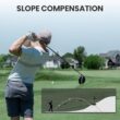 MILESEEY Golf Rangefinder with Slope, 0.3s Flag Lock, Rechargeable Battery, Magnetic Strip, 5500GS, 6x Magnification, Water Resistant, for Golf, Hunting, Outdoor Activities