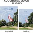 MILESEEY Golf Rangefinder with Slope, 0.3s Flag Lock, Rechargeable Battery, Magnetic Strip, 5500GS, 6x Magnification, Water Resistant, for Golf, Hunting, Outdoor Activities