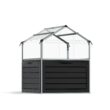 Canopia by Palram Plant Inn 4-ft L x 4-ft W x 4.8-ft H Gray/Clear Greenhouse Kit