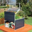 Canopia by Palram Plant Inn 4-ft L x 4-ft W x 4.8-ft H Gray/Clear Greenhouse Kit