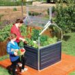 Canopia by Palram Plant Inn 4-ft L x 4-ft W x 4.8-ft H Gray/Clear Greenhouse Kit