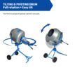 Kobalt Concrete mixer 5-cu ft
