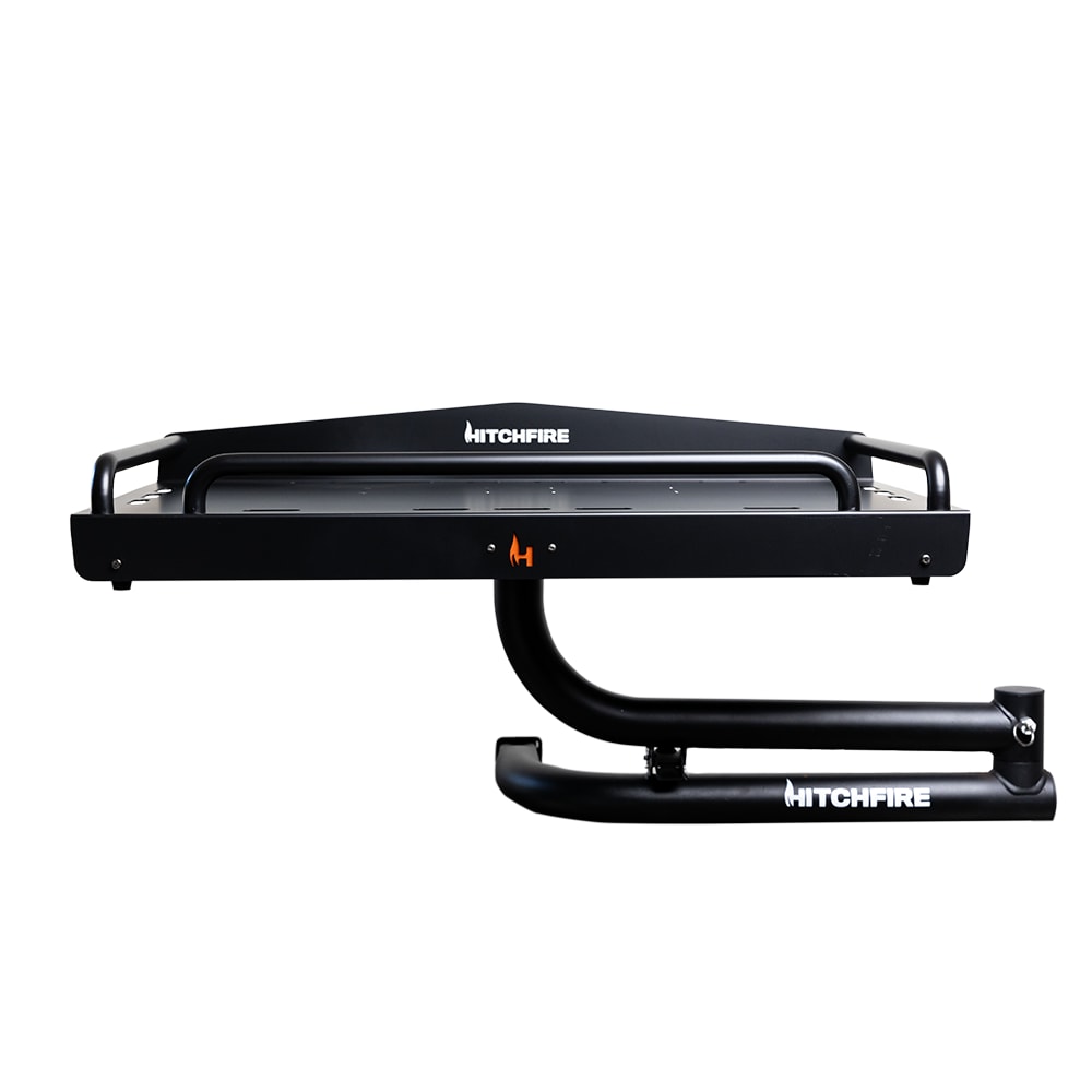 Hitchfire Ledge 38-in L x 24-in W x 9-in H Steel Hitch Cargo tray Hitchfire Ledge 38-in L x 24-in W x 9-in H Steel Hitch Cargo tray