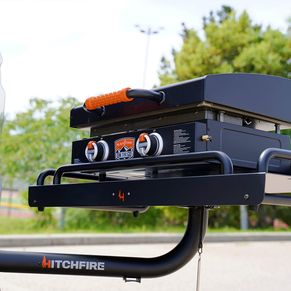 Hitchfire Ledge 36-in L x 20-in W x 9-in H Steel Hitch Cargo tray Hitchfire Ledge 36-in L x 20-in W x 9-in H Steel Hitch Cargo tray