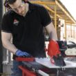 RUBI 10 -Amp 7-in -Blade Tabletop Sliding Table Tile Saw with Stand