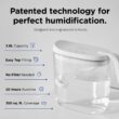 Carepod Mini 21P Ultrasonic Cool Mist Humidifier Whisper-Quiet Filter-Free Easy Clean - Only 3 Washable Parts to Clean, Auto Shut-off, 0.74gal 2.8l Tank, Nursery, Baby, Kids Bedrooms