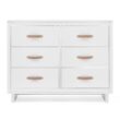 babyGap Skye 6 Drawer Dresser with Interlocking Drawers by Delta Children - Greenguard Gold Certified, Bianca White