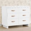 babyGap Skye 6 Drawer Dresser with Interlocking Drawers by Delta Children - Greenguard Gold Certified, Bianca White