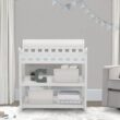 Delta Children Eclipse Changing Table with Changing Pad, White