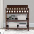 Delta Children Eclipse Changing Table with Changing Pad, Black Cherry