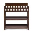 Delta Children Eclipse Changing Table with Changing Pad, Black Cherry