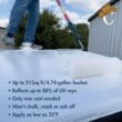 100% Silicone Roof Coating for RVs, Campers & Flat Roofs - Waterproof Seal for Leaks, Cracks & Seams - Ponding Water Resistant - 1 Gallon White