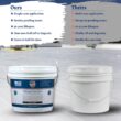 100% Silicone Roof Coating for RVs, Campers & Flat Roofs - Waterproof Seal for Leaks, Cracks & Seams - Ponding Water Resistant - 1 Gallon Black