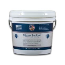 100% Silicone Roof Coating for RVs, Campers & Flat Roofs - Waterproof Seal for Leaks, Cracks & Seams - Ponding Water Resistant -1 Gallon Light Gray