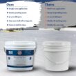 100% Silicone Roof Coating for RVs, Campers & Flat Roofs - Waterproof Seal for Leaks, Cracks & Seams - Ponding Water Resistant -1 Gallon Light Gray