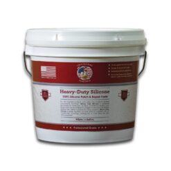 Countryman Coatings Heavy-Duty 100% Silicone Roof Patch and Repair Paste – High-Solids, Non-Sag Formula for Seams, Penetrations and Transitions – RV, EPDM, Metal and Flat Roofs – 1 Gallon – White