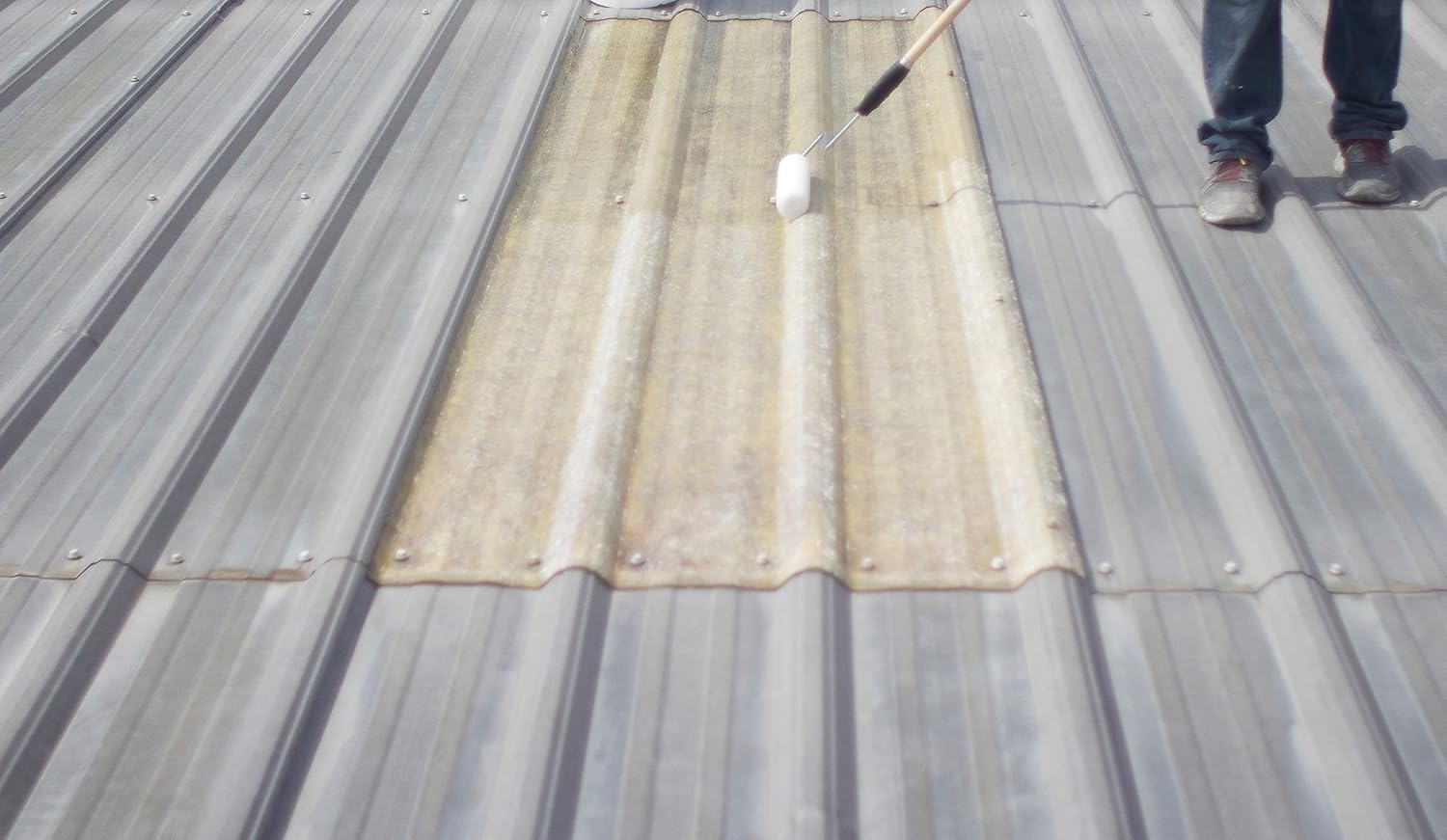 Countryman Coatings - Silicone Skylight Coating (Translucent) Protect and Waterproof Your Skylights - Allow Natural Light In - No Primer Required (1 Gallon) Countryman Coatings - 100% Silicone Skylight Coating (Translucent) Protect and Waterproof Your Skylights - Allow Natural Light In - No Primer Required (1 Gallon)