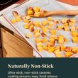 Caraway Non-Stick Ceramic Baking Sheet Duo - Naturally Slick Ceramic Coating - Non-Toxic, PTFE & PFOA Free - 18 x 13