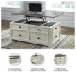 Signature Design by Ashley Bolanburg Coffee Table with Lift Top