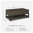 Signature Design by Ashley Johurst Coffee Table with Lift Top