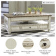 Signature Design by Ashley Realyn Coffee Table with Lift Top
