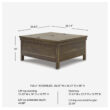 Signature Design by Ashley Moriville Lift-Top Coffee Table