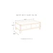 Signature Design by Ashley Todoe Coffee Table with Lift Top