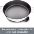 All-Clad Electrics Stainless Steel and Nonstick Surface Skillet 7 Quart 1800 Watts Temp Control, Cookware, Pots and Pans, Oven, Broil, Dishwasher Safe