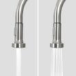 Presenza 24.1-in x 21.3-in 1 -Basin Brushed Steel Drop-in Utility tub with Faucet