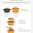 Le Creuset Enameled Cast Iron Signature Deep Round Oven, 6.5 qt., Olive