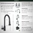 Presenza 28-in x 22-in 1 -Basin Matte white Drop-in Laundry sink with Cabinet with Drain with Faucet