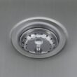 Presenza 24.1-in x 21.3-in 1 -Basin Brushed Steel Drop-in Utility tub with Faucet