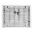 Ruvati 24-in x 18-in 1 -Basin Stainless Steel Undermount Laundry sink with Drain